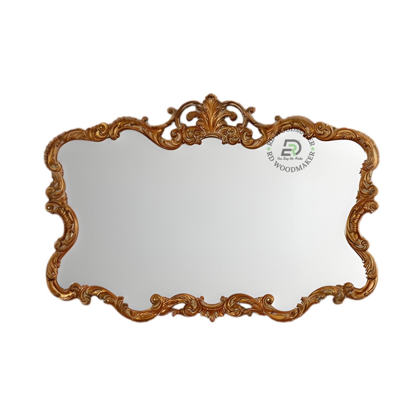 ROYAL ORNATE GOLD CARVED WALL MIRROR