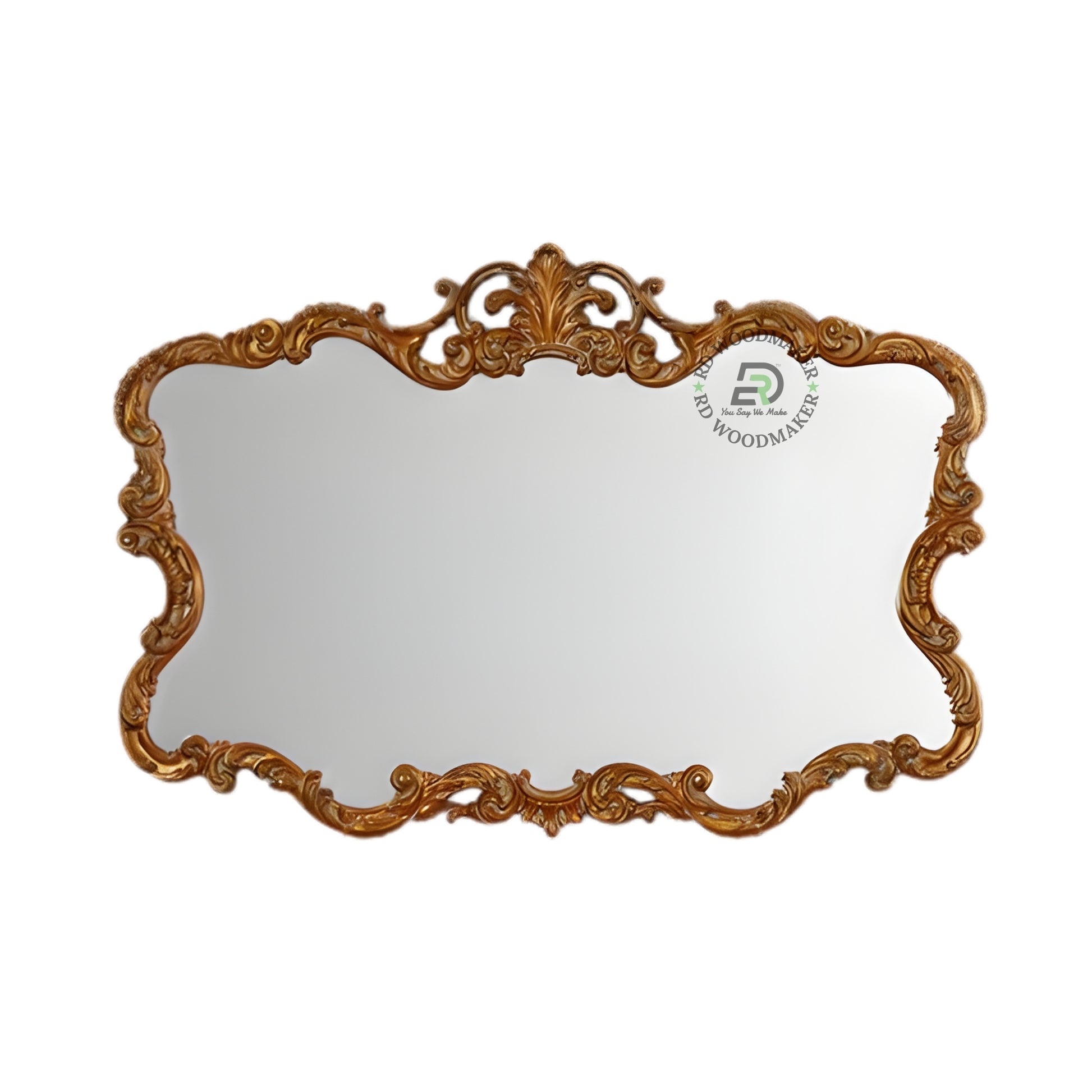 ROYAL ORNATE GOLD CARVED WALL MIRROR