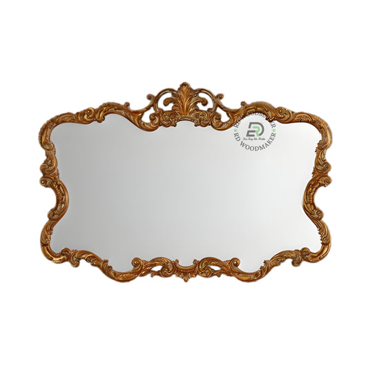 ROYAL ORNATE GOLD CARVED WALL MIRROR