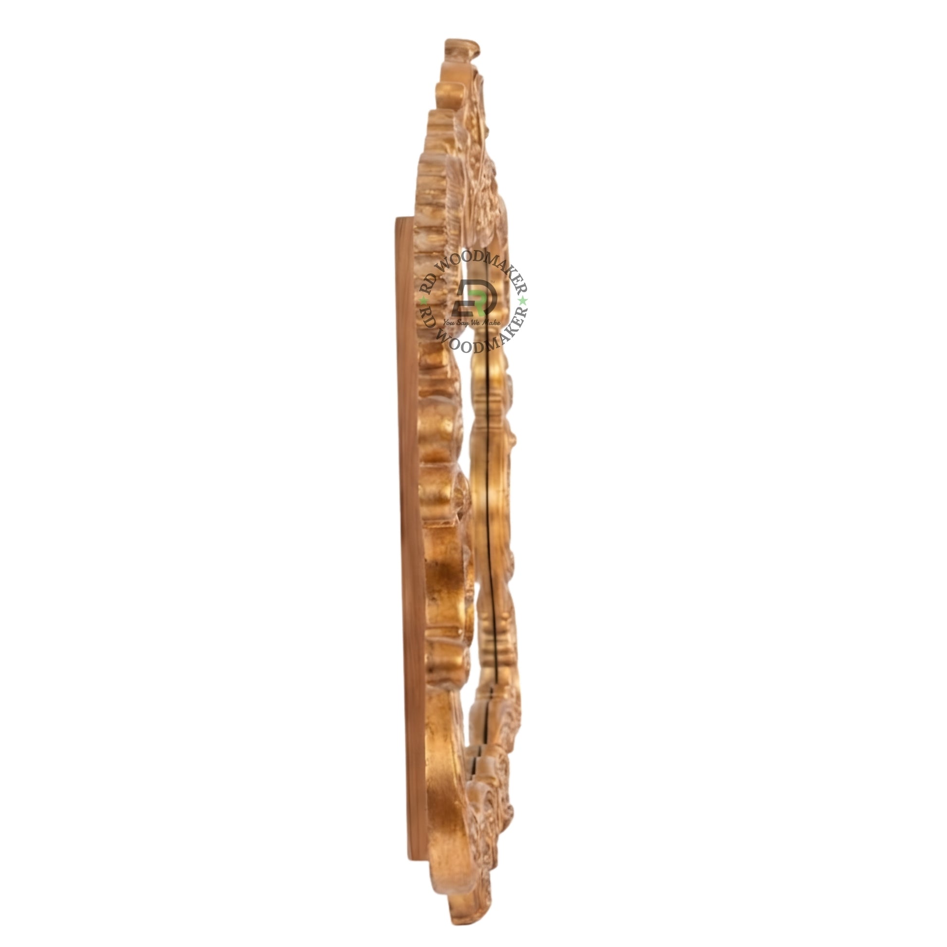 ROYAL ORNATE GOLD CARVED WALL MIRROR
