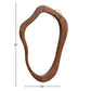 MODERN IRREGULAR SHAPED WOODEN WALL MIRROR