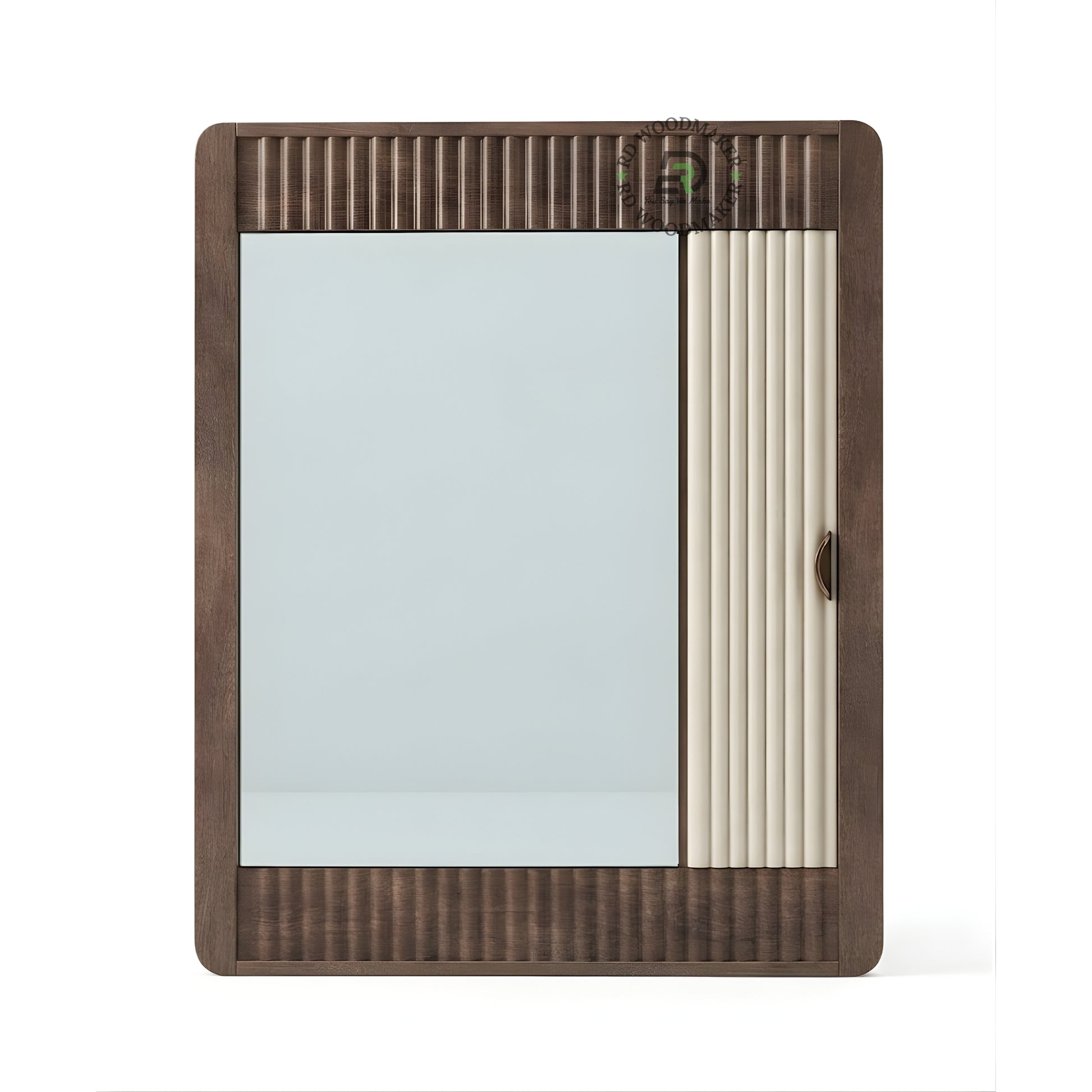 CONTEMPORARY SLIDING PANEL WOODEN WALL MIRROR