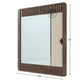 CONTEMPORARY SLIDING PANEL WOODEN WALL MIRROR