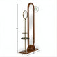 LUXURY FLOOR STANDING MIRROR WITH SIDE SHELVES