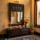 TRADITIONAL CARVED WOODEN FRAME WALL MIRROR