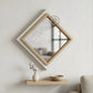 MINIMAL SQUARE FRAME WOODEN MIRROR