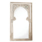 TRADITIONAL ARCH CARVED WOODEN MIRROR
