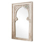 TRADITIONAL ARCH CARVED WOODEN MIRROR