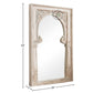 TRADITIONAL ARCH CARVED WOODEN MIRROR