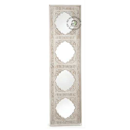 VINTAGE PANEL CARVED FULL LENGTH MIRROR