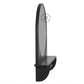 MODERN ROUND MIRROR WITH SHELF & HOOKS