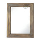 RUSTIC GOLD FINISH WOODEN FRAME MIRROR