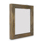 RUSTIC GOLD FINISH WOODEN FRAME MIRROR