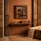 RUSTIC GOLD FINISH WOODEN FRAME MIRROR