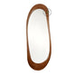 MODERN OVAL WOODEN WALL MIRROR