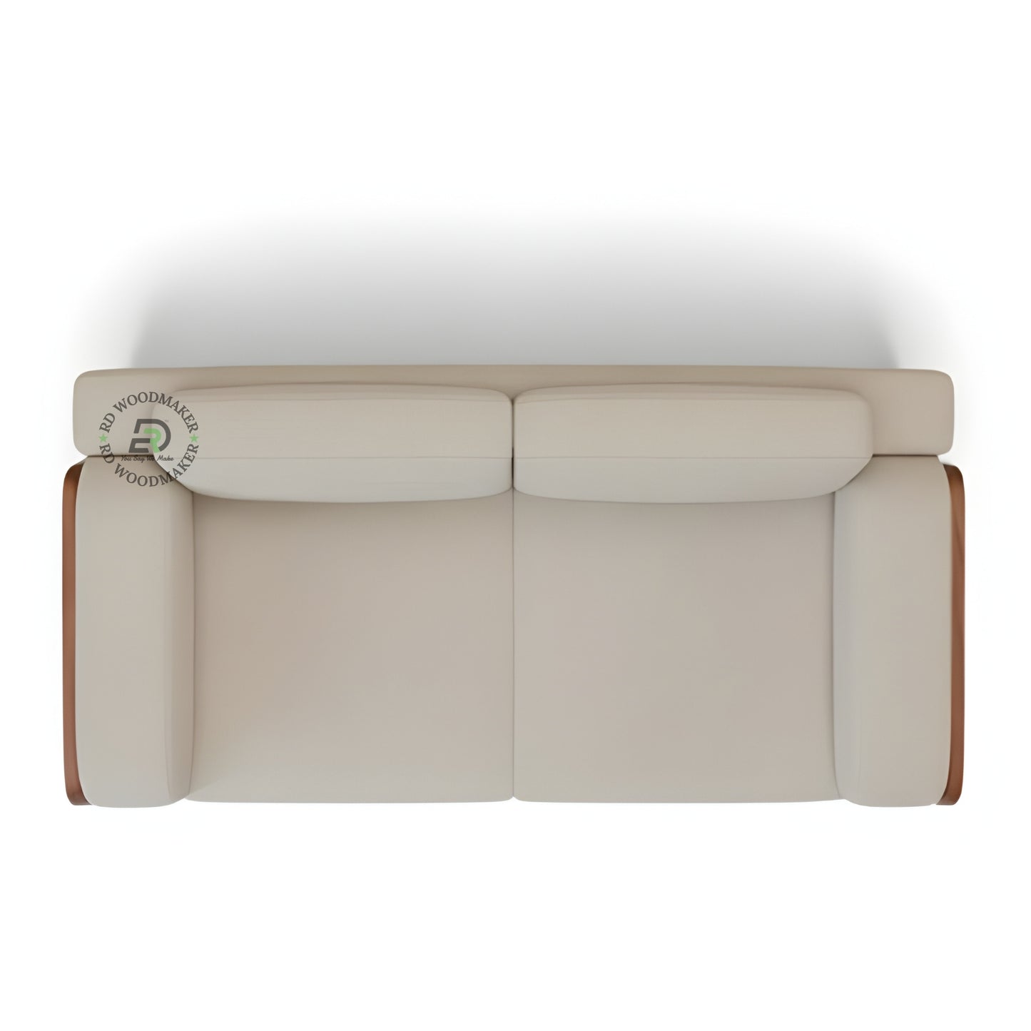 MODERN MINIMAL WOOD ARM SOFA