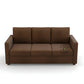 CONTEMPORARY LEATHERETTE TUFTED SOFA