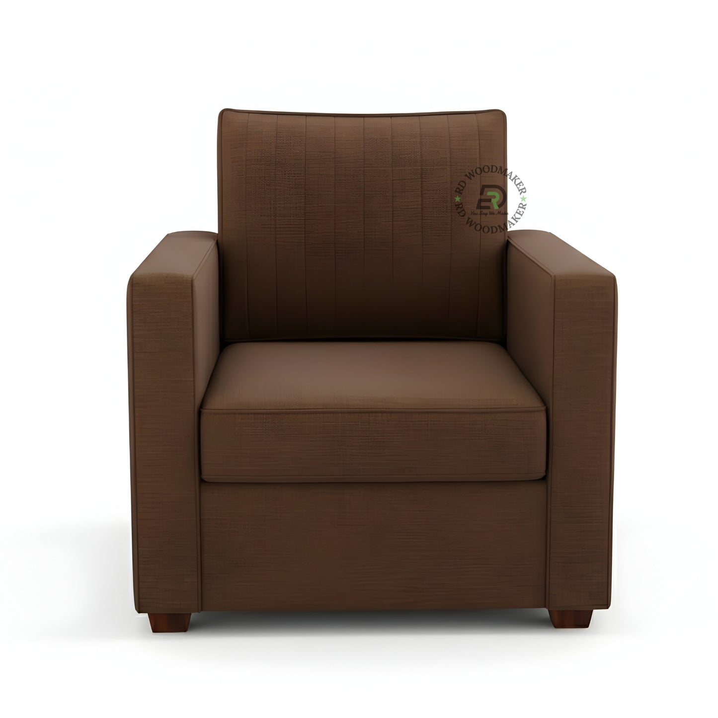 CONTEMPORARY LEATHERETTE TUFTED SOFA