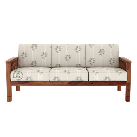 TRADITIONAL WOODEN FRAME PRINTED SOFA