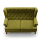 CHESTERFIELD TUFTED GREEN VELVET SOFA