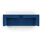 MODERN MINIMAL BLUE COMPACT SOFA