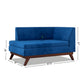 MODERN MINIMAL BLUE COMPACT SOFA