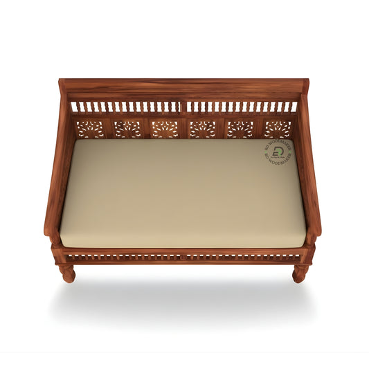 TRADITIONAL HANDCRAFTED WOODEN BENCH SOFA