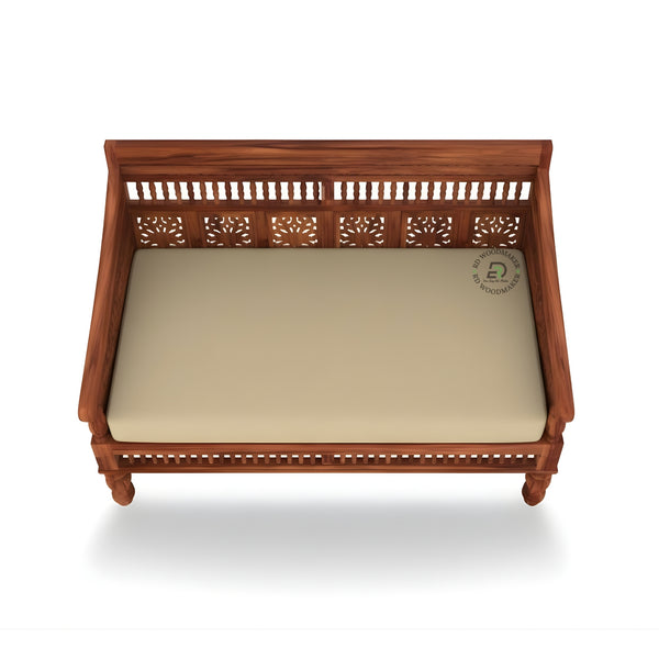 TRADITIONAL HANDCRAFTED WOODEN BENCH SOFA