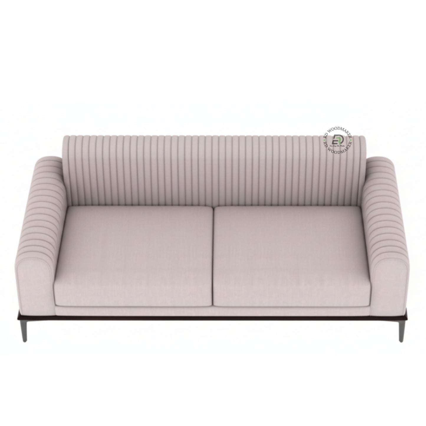  LUXURY CURVED VELVET SOFA WITH GOLD BASE