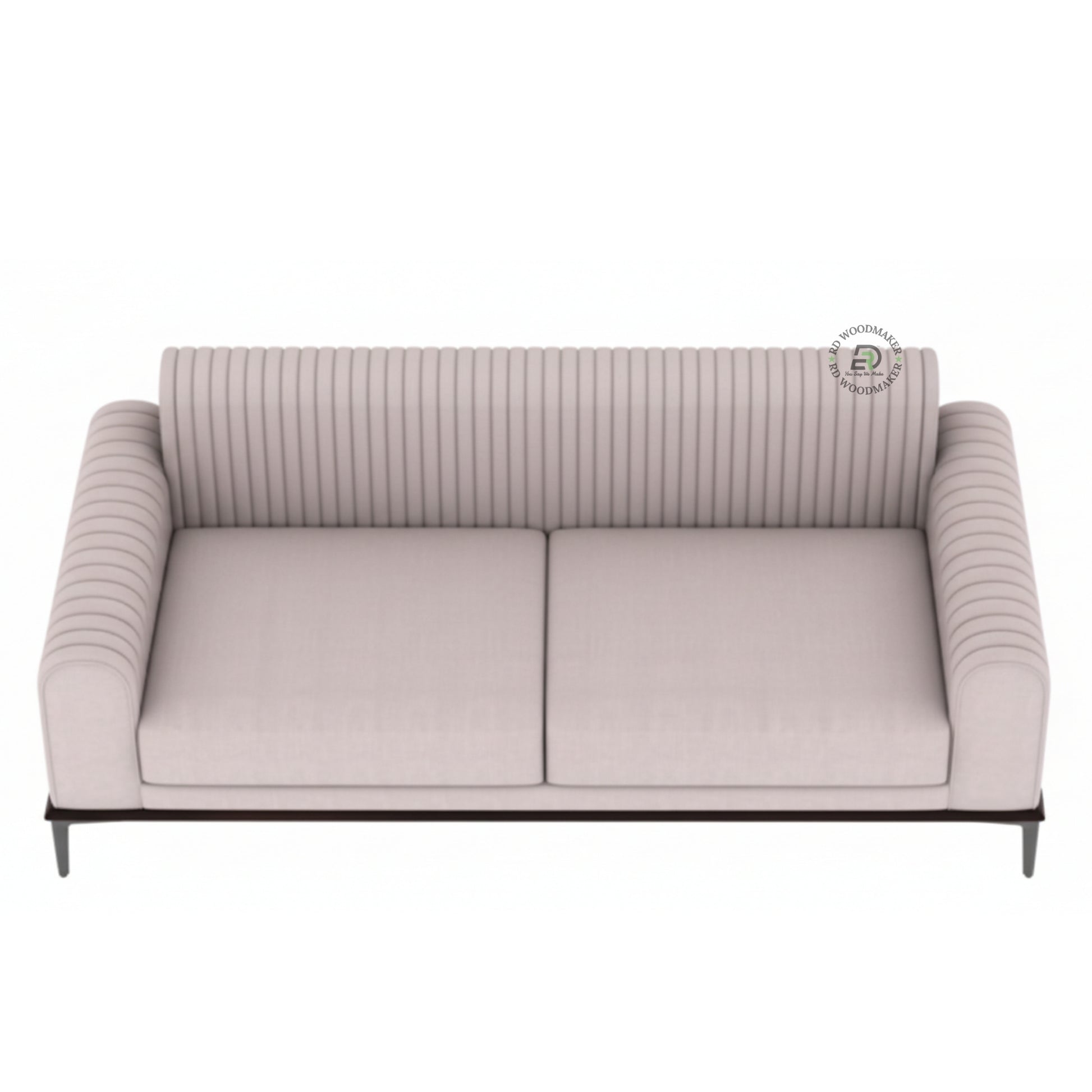  LUXURY CURVED VELVET SOFA WITH GOLD BASE
