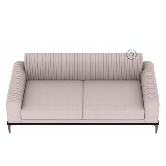  LUXURY CURVED VELVET SOFA WITH GOLD BASE