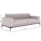  LUXURY CURVED VELVET SOFA WITH GOLD BASE