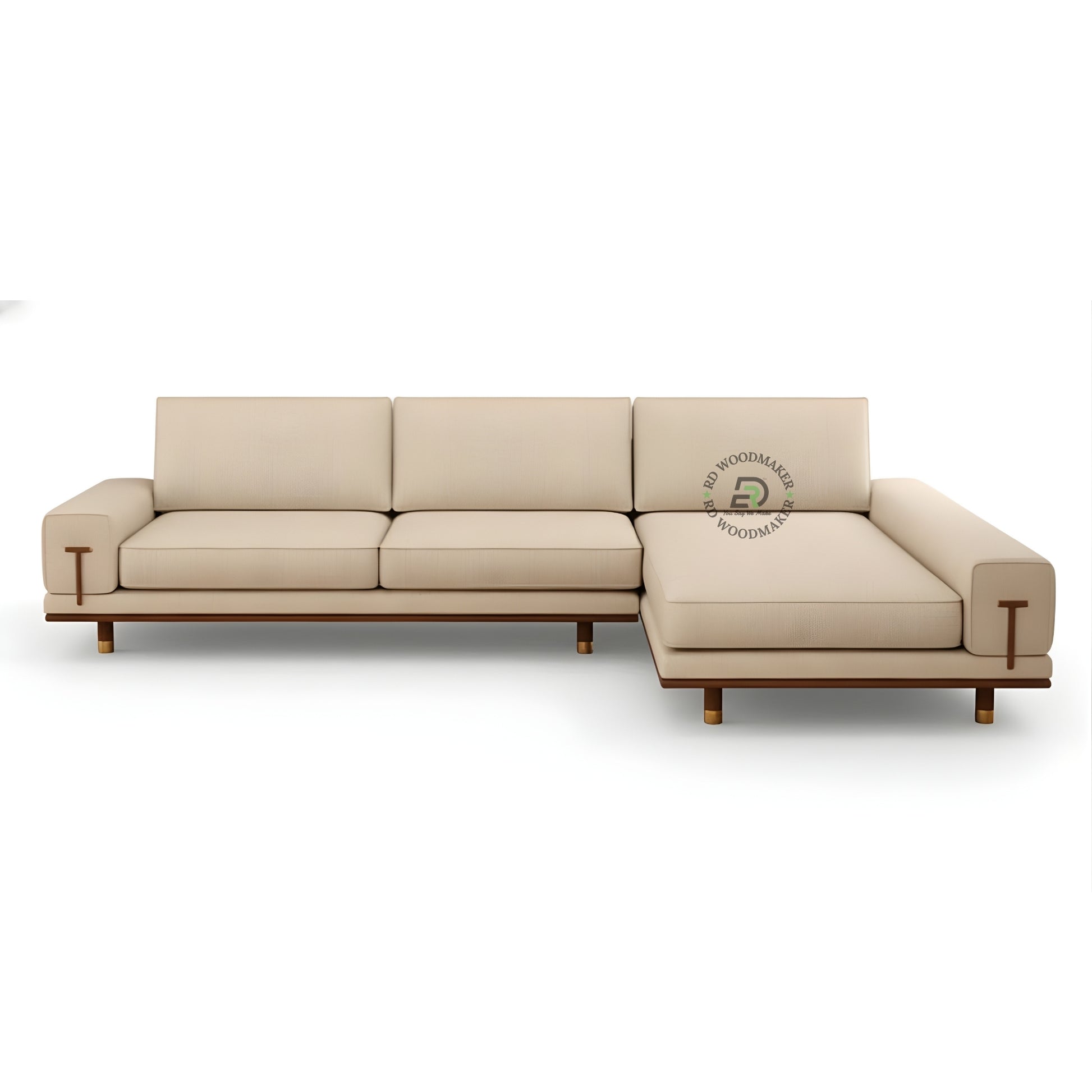 MODERN L SHAPED SECTIONAL SOFA WITH CHAISE
