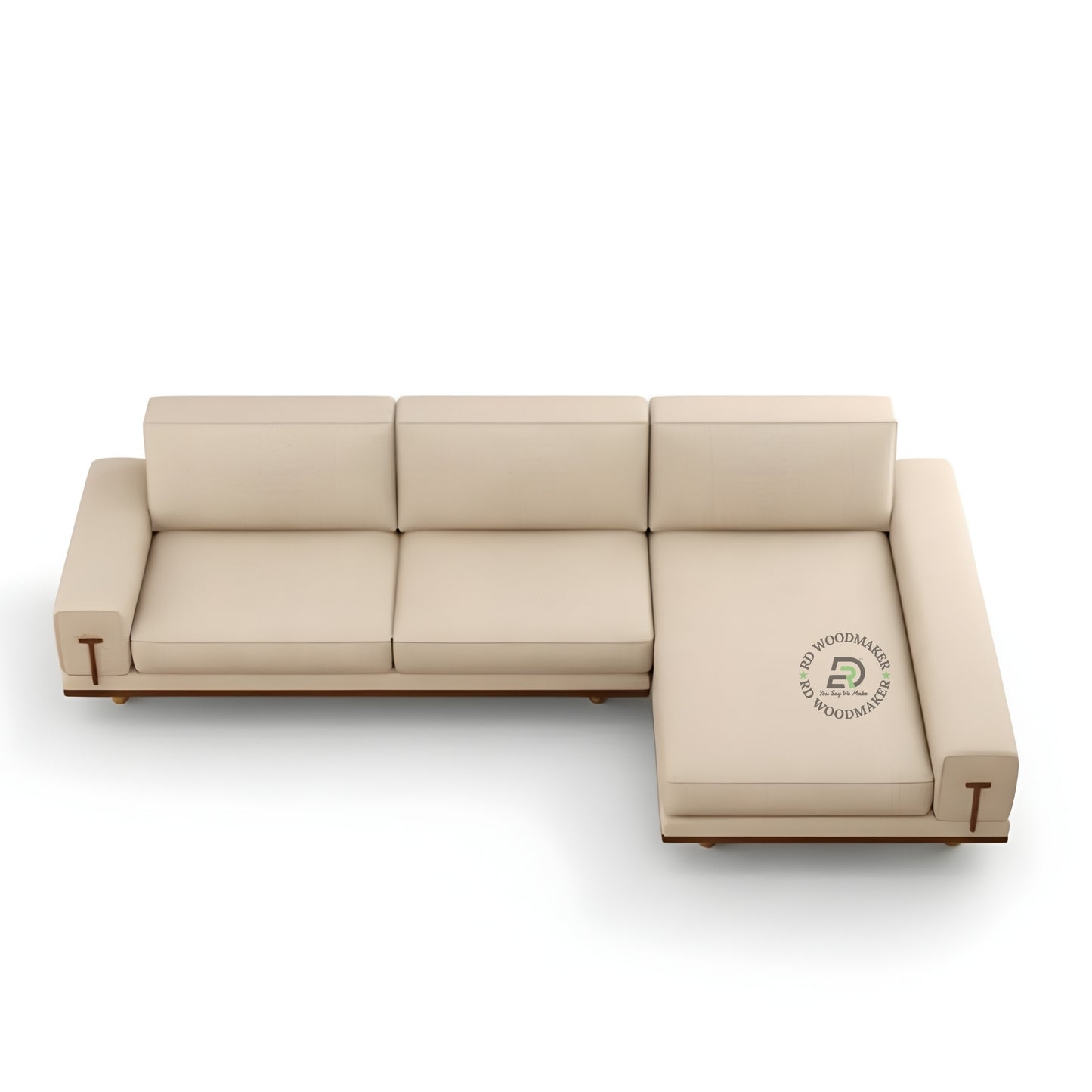 MODERN L SHAPED SECTIONAL SOFA WITH CHAISE