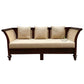 CLASSIC CANE BACK WOODEN SOFA WITH CURVED ARMS