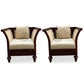 CLASSIC CANE BACK WOODEN SOFA WITH CURVED ARMS