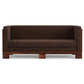 MODERN MINIMAL WOODEN SOFA WITH FULL BACK CUSHION