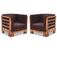 MODERN MINIMAL WOODEN SOFA WITH FULL BACK CUSHION