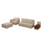 MODERN ACCENT ARMCHAIR SOFA WITH METAL FRAME