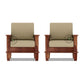 MINIMALIST STRAIGHT ARM WOODEN 3 SEATER SOFA