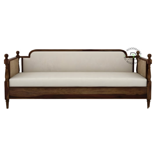 TRADITIONAL CANE SIDE WOODEN 3 SEATER SOFA