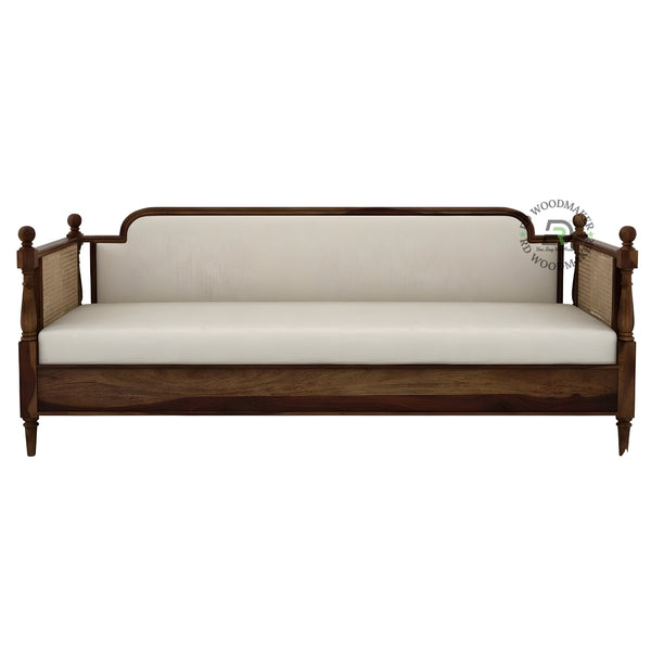 TRADITIONAL CANE SIDE WOODEN 3 SEATER SOFA