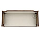 TRADITIONAL CANE SIDE WOODEN 3 SEATER SOFA