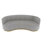 LUXURY CURVED GREY VELVET SOFA WITH GOLD BASE