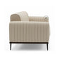 MODERN CANE PANEL SOFA WITH LOW BACK DESIGN