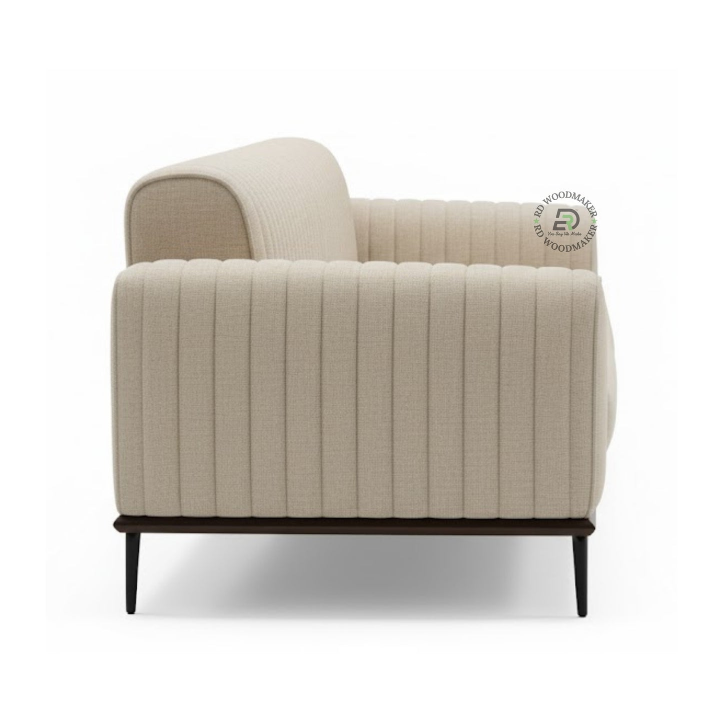 MODERN CANE PANEL SOFA WITH LOW BACK DESIGN