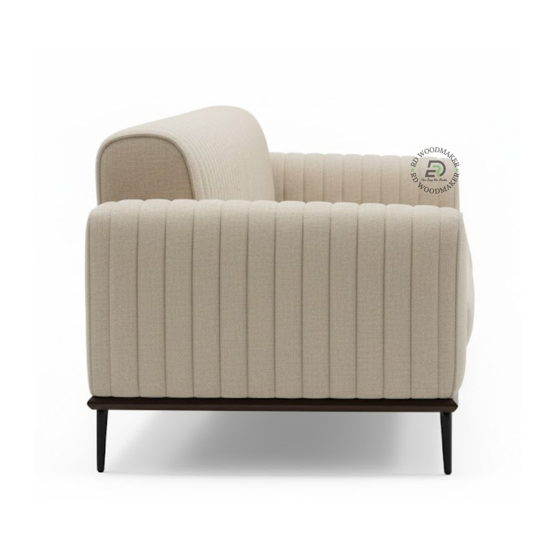 MODERN CANE PANEL SOFA WITH LOW BACK DESIGN