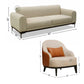 MODERN CANE PANEL SOFA WITH LOW BACK DESIGN