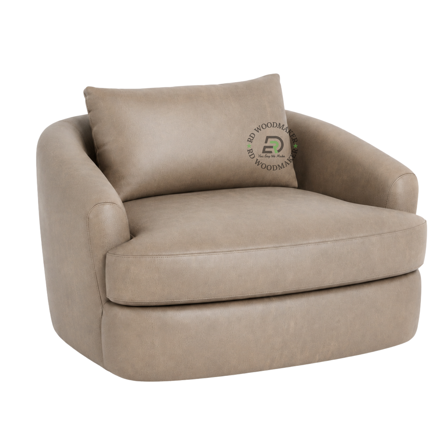 MODERN CURVED UPHOLSTERED LOUNGE SOFA