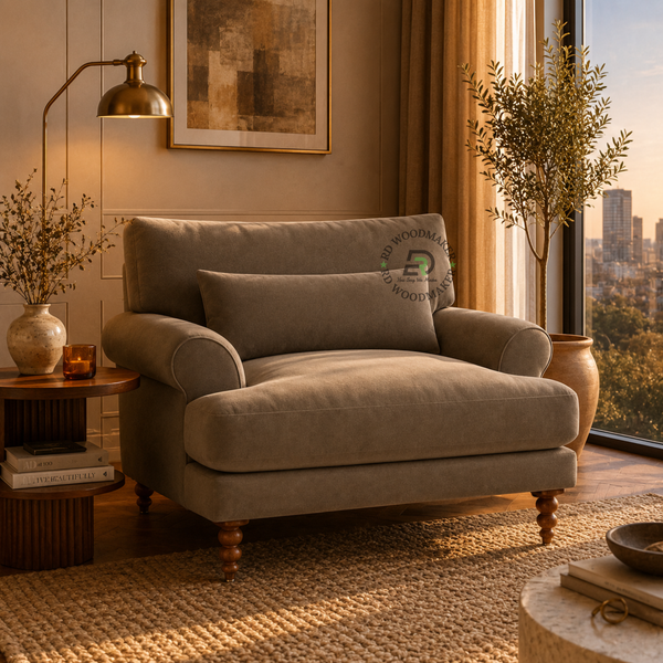 CLASSIC PREMIUM FABRIC LOUNGE SOFA
